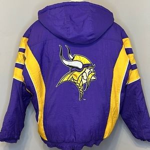 90s Vintage Minnesota Vikings Starter puffer jacket Men's 2xl